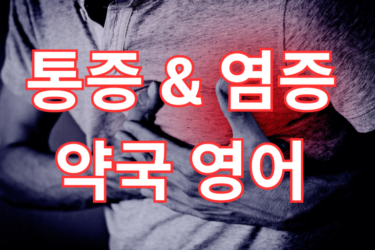 통증 및 염증